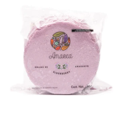 Obleas de Amaranto sabor Elderberry